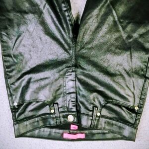 Lilly Pulitzer Black Faux-Leather High-Rise Jeans